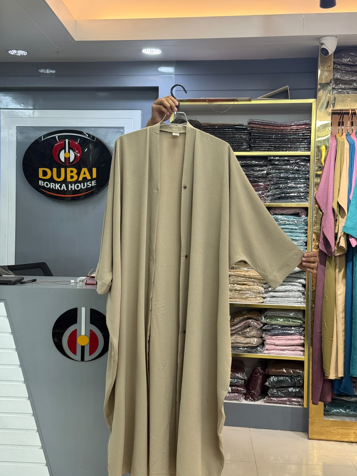 CY ABAYA BORKA GOLDEN COLOR